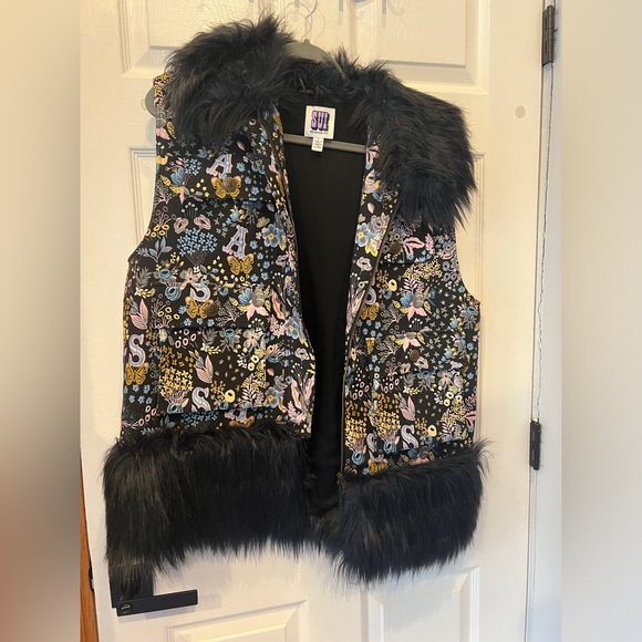 Sui by Anna Sui autumn tapestry vest XL - Picture 6 of 7